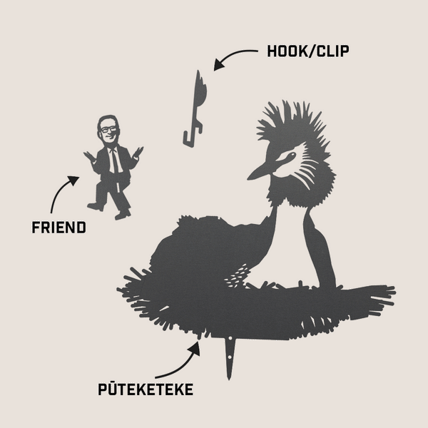 Pūteketeke / Crested Grebe | Metalbird USA