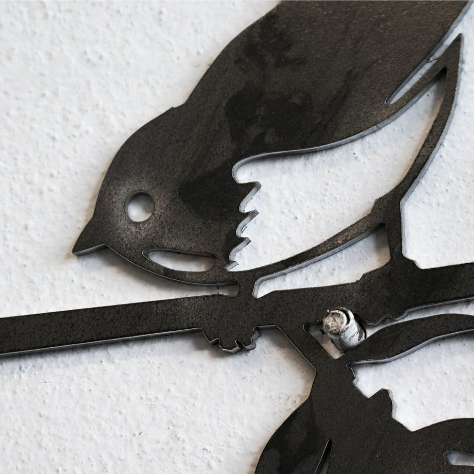 Metalbird Seconds - Chickadee & Chicks