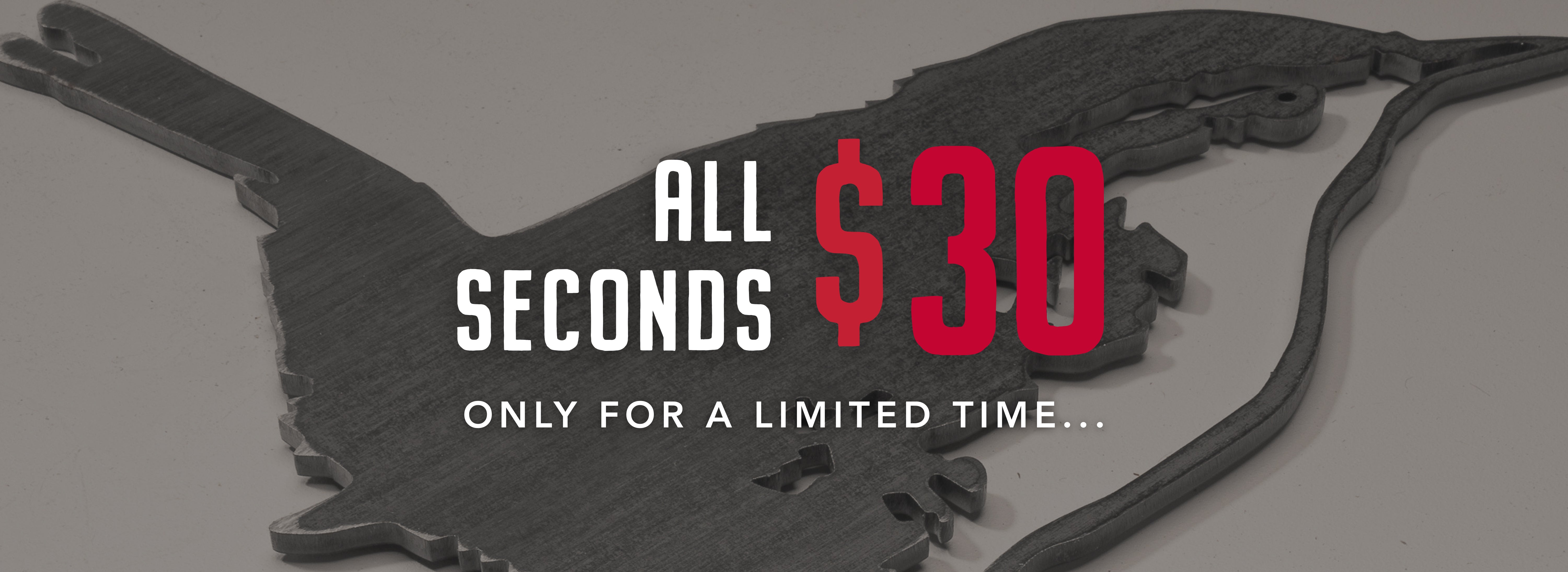 SALE Section - includes seconds, end of line and markdowns