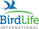 The BirdLife International logo—featuring a blue bird above a green swoosh, “BirdLife” in bold letters, and “INTERNATIONAL” below—appears with the message: NATURE NEEDS YOUR SUPPORT. Clean lines evoke a sleek metal design.