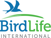 The BirdLife International logo—featuring a blue bird above a green swoosh, “BirdLife” in bold letters, and “INTERNATIONAL” below—appears with the message: NATURE NEEDS YOUR SUPPORT. Clean lines evoke a sleek metal design.