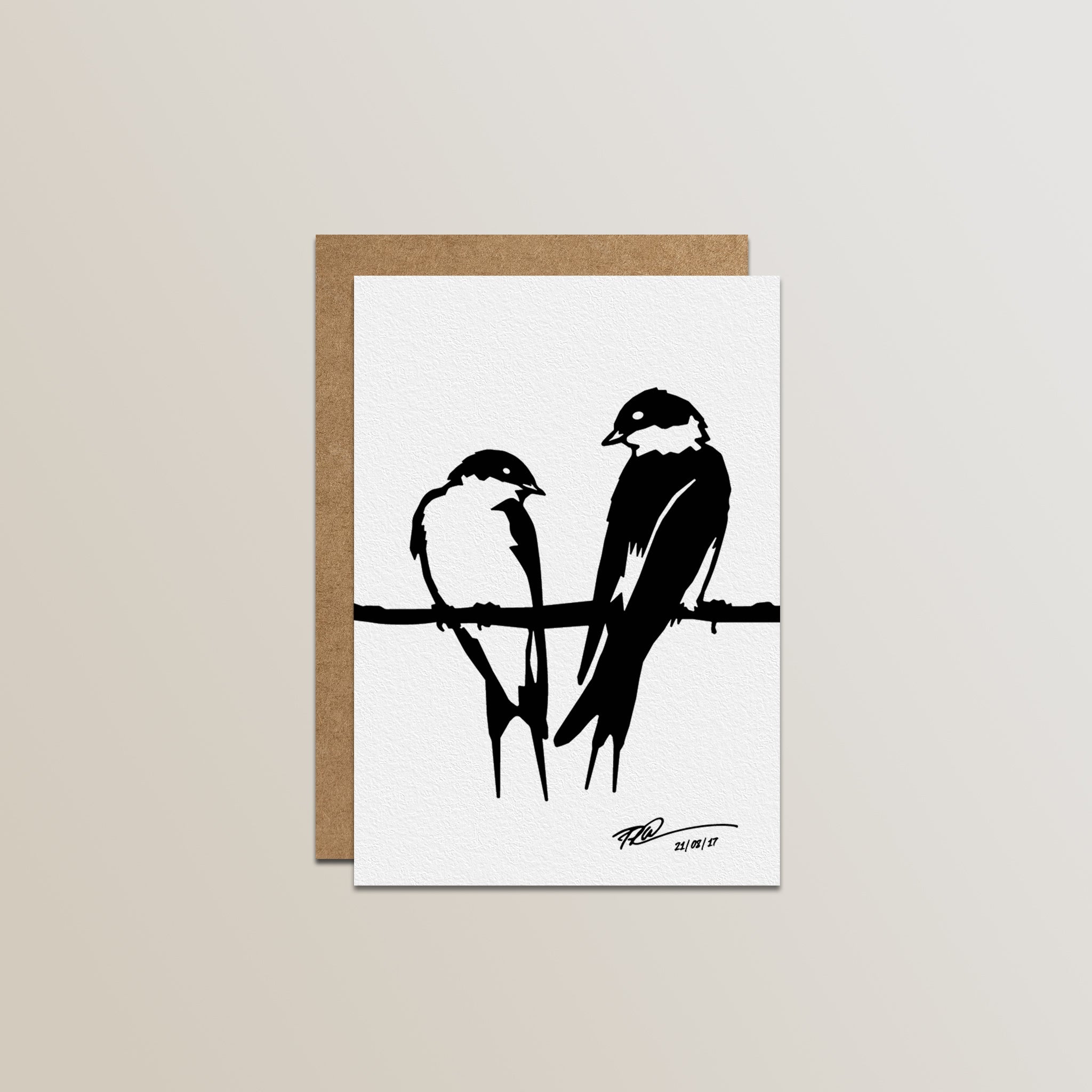 Metalbird Greeting Card Set